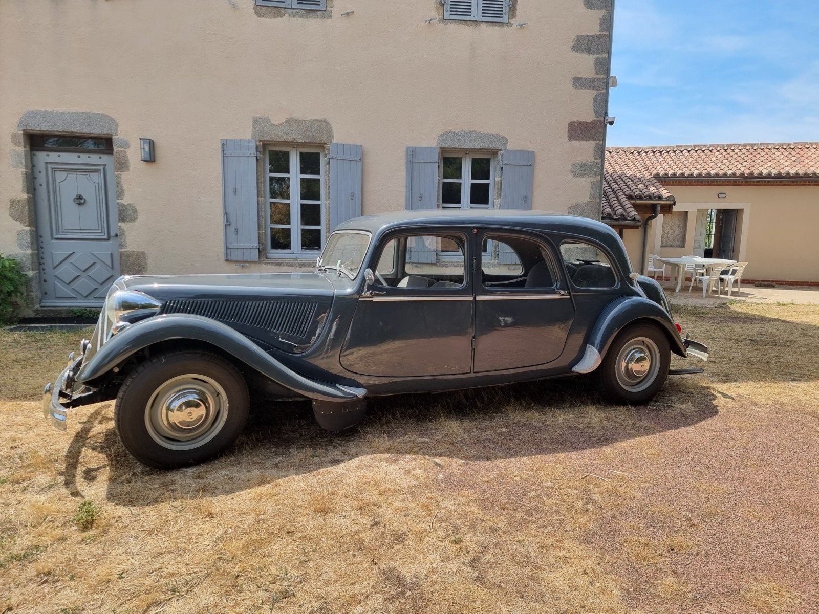 Citroen Traction 15 Familiale, uitzonderlijke autohervelling, Auto's, Voorwielaandrijving, Overige modellen, 9 zetels, Particulier