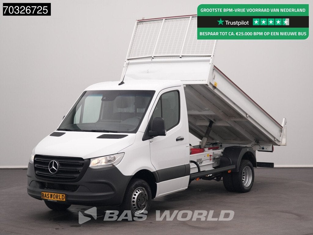 Mercedes Sprinter 515 CDI Dubbellucht 3,5t Trekhaak Kipper 1, Achat, Attache-remorque, Entreprise, 3 places