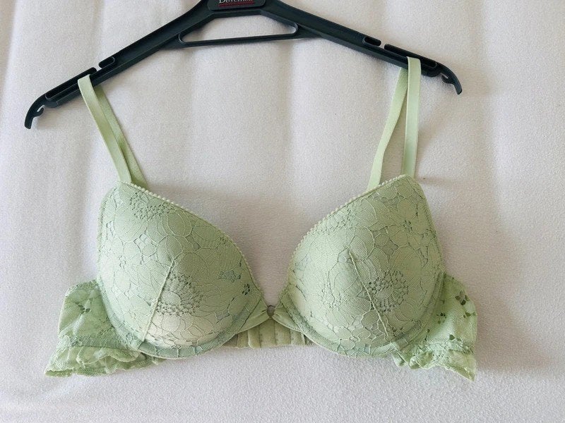 Muntgroene push-up BH 85B + slips, Etam, Ophalen of Verzenden, Groen, Setje