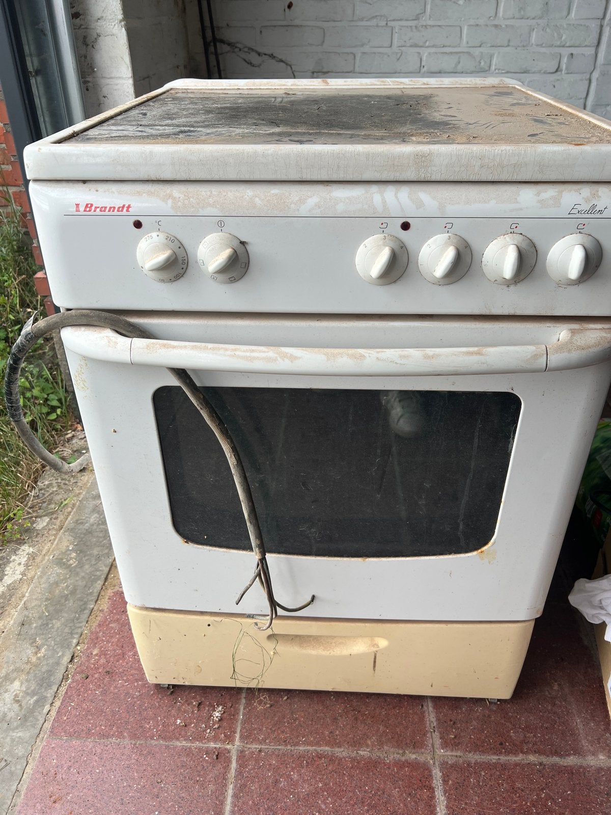 Elektrisch fornuis en oven, Ophalen, Gebruikt, Elektrisch