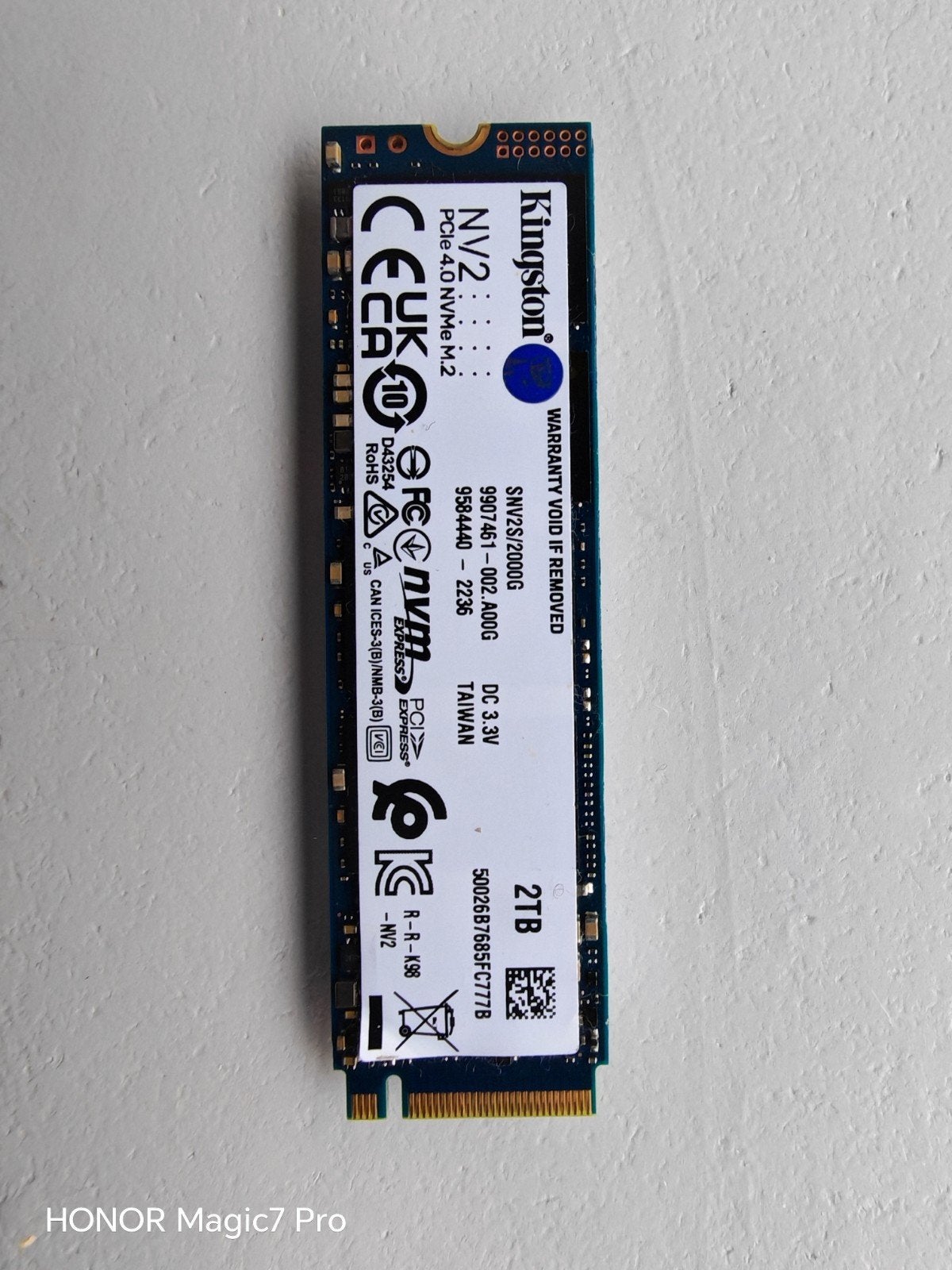 SSD 2To Kingston, Informatique & Logiciels, SSD, Interne, Comme neuf, Autres connexions