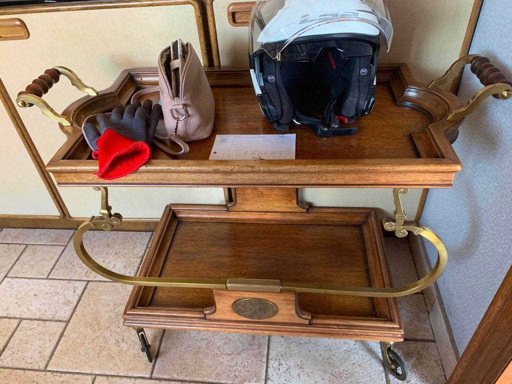 rolwagen, Huis en Inrichting, Woonaccessoires | Krantenbakken en Lectuurbakken, Ophalen, Gebruikt