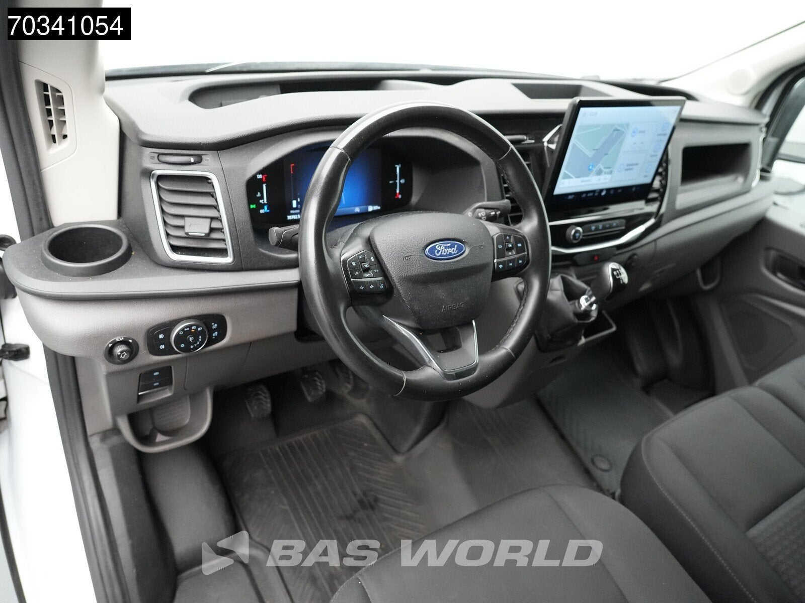Ford Transit 130pk L4H3 Airco Navi Carplay Camera BLIS Euro6, Stof, Gebruikt, Euro 6, 4 cilinders