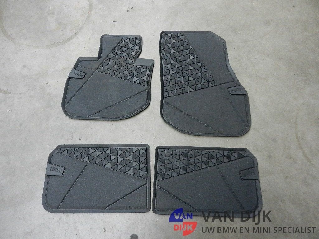 Set rubberen / all weather vloermatten origineel voor BMW X1, Gebruikt, -, Ophalen of Verzenden, BOVAG lid