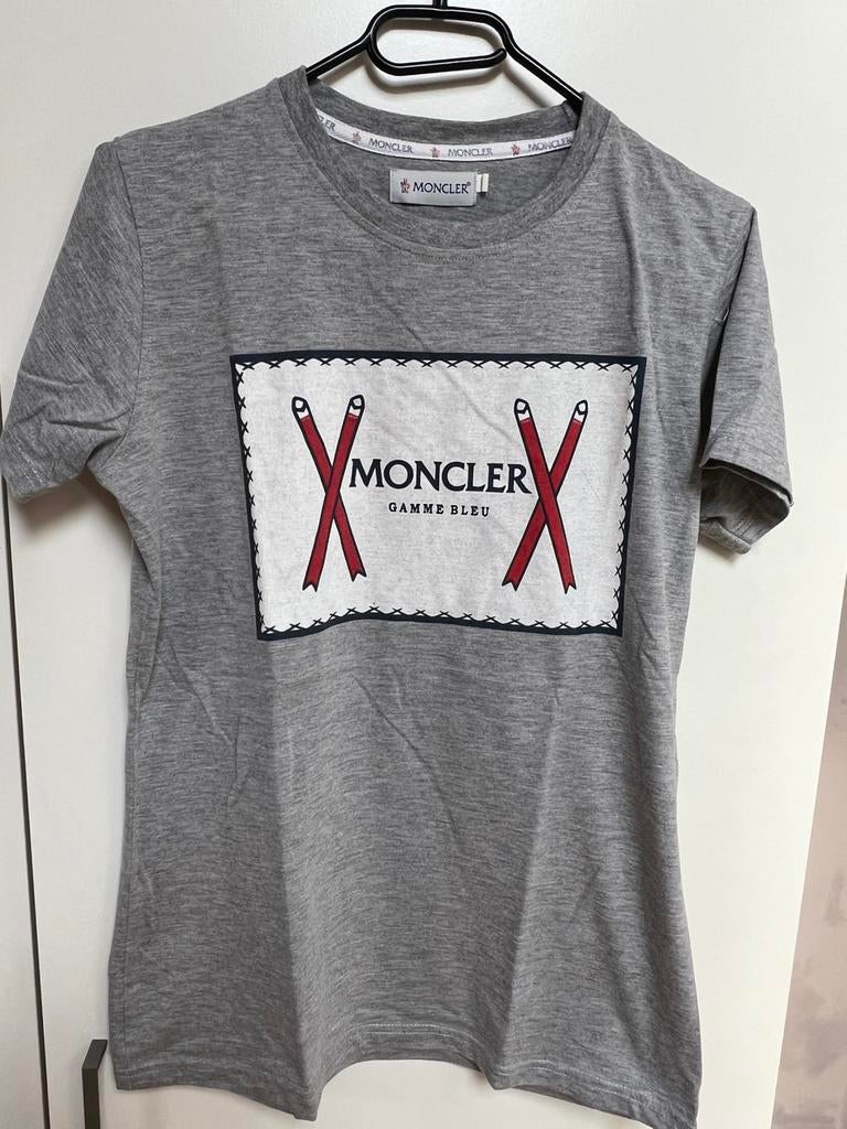 Grijze Tshirt Moncler, Kleding | Heren, T-shirts, Ophalen of Verzenden, Gedragen, Maat 46 (S) of kleiner, Grijs