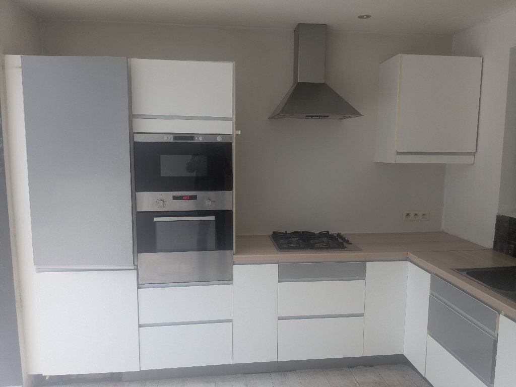 Keuken: gratis, Huis en Inrichting, Ophalen, Gebruikt, Crème, Hoekkeuken