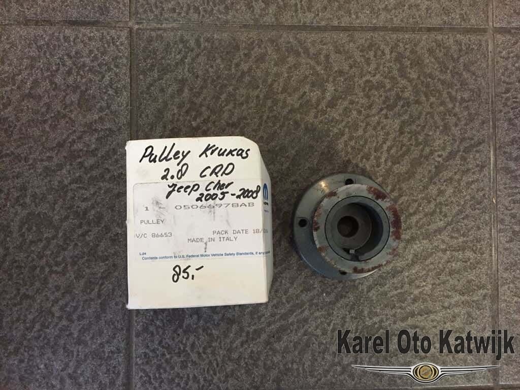 Pulley/poelie krukas Jeep Cherokee 2.8 CRD, Jeep, -, Utilisé, -