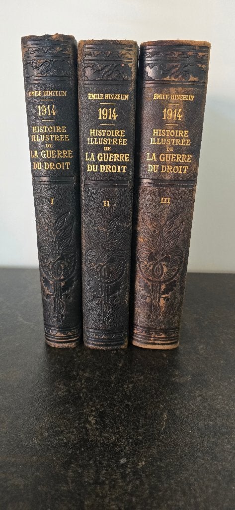 Histoire illustrée de la guerre du droit - 1914 (3 st), Paul deschanel, Algemeen, Ophalen, Gelezen