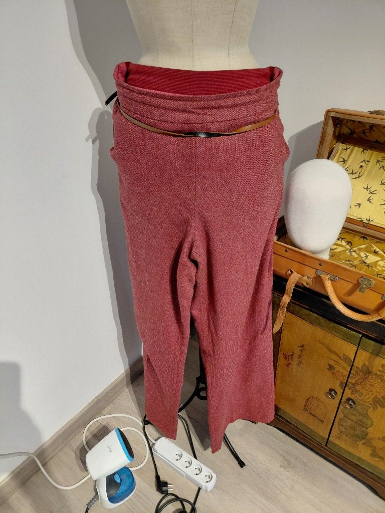marie mero prachtige broek elastiek band achter m44, Kleding | Dames, Broeken en Pantalons, Ophalen, Gedragen, Maat 42/44 (L)