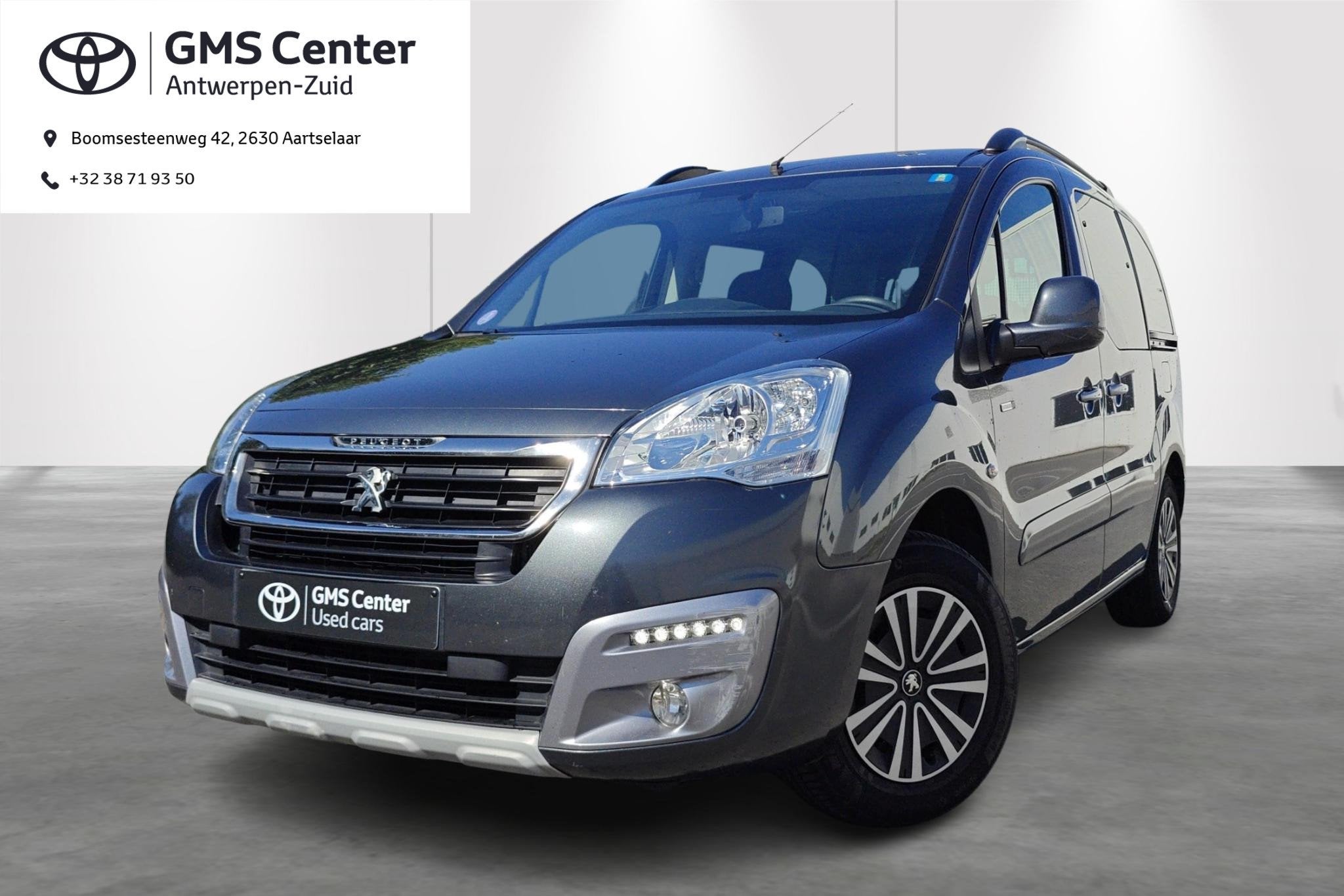 Peugeot Partner Tepee 1.2 PureTech 81kW S/S Tepee Style, Autos, Argent ou Gris, Achat, Boîte manuelle, Noir