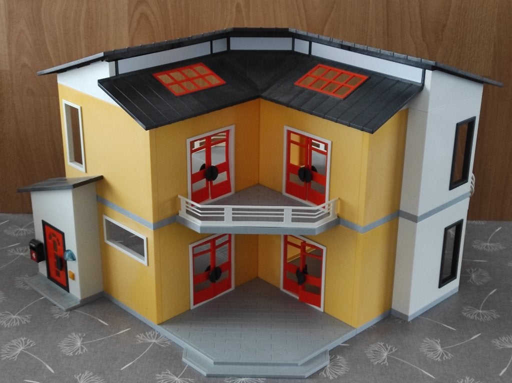 playmobil villa 9266, inrichting en auto, Kinderen en Baby's, Speelgoed | Playmobil, Ophalen, Gebruikt