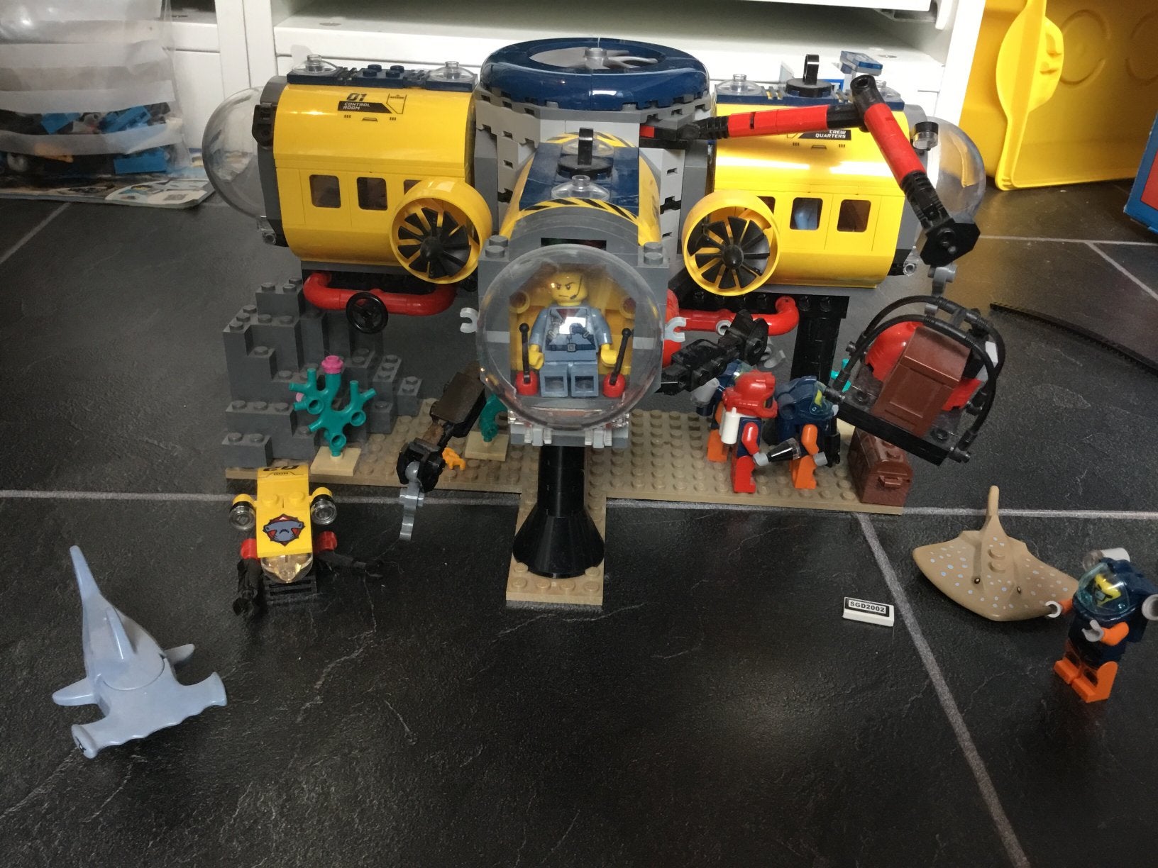 LEGO CITY onderwater-labaratorium, Ophalen, Lego, Inclusief instructies, City