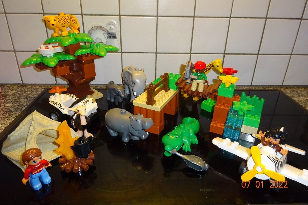 Duplo Op Safari 6156*Het filmteam is op safari* PRIMA STAAT, Ophalen of Verzenden, Duplo