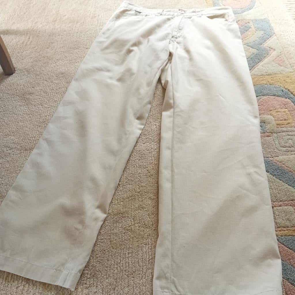 Linnen heren broek biaggini maat 52, Kleding | Heren, Ophalen of Verzenden