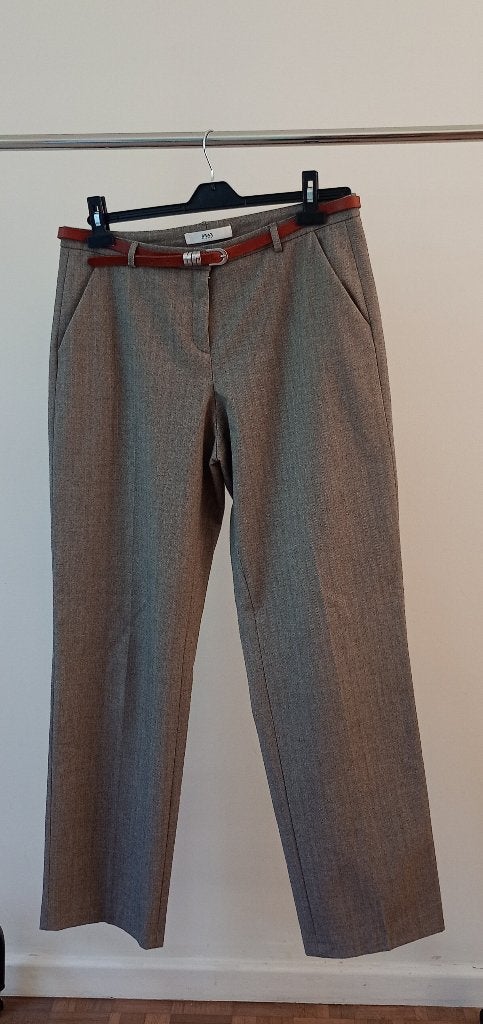 Beige geklede damesbroek, Kleding | Dames, Ophalen, Brax, Beige, Maat 42/44 (L)