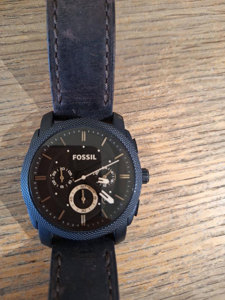 Horloge fossil, Handtassen en Accessoires, Horloges | Heren, Ophalen, Leer, Overige merken