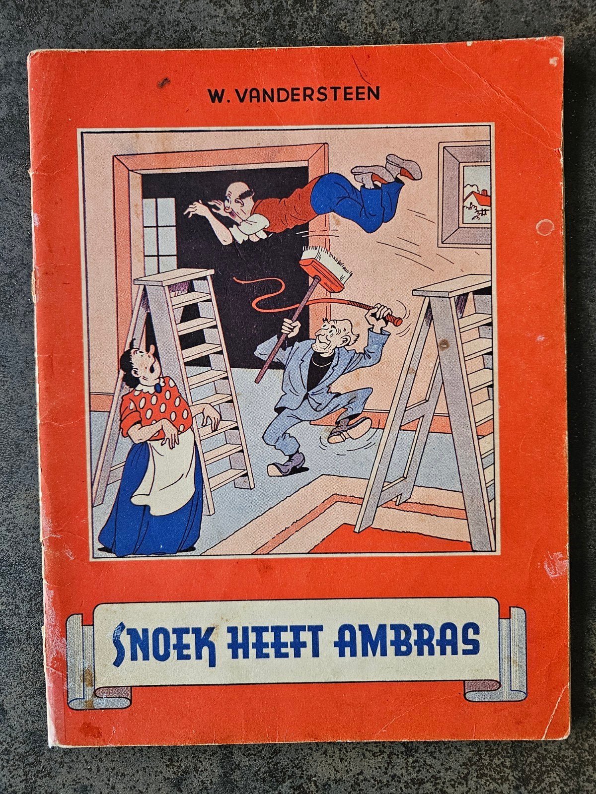 Snoek heeft ambras  - 1e druk, Eén stripboek, Ophalen of Verzenden, Gelezen, Willy Vandersteen