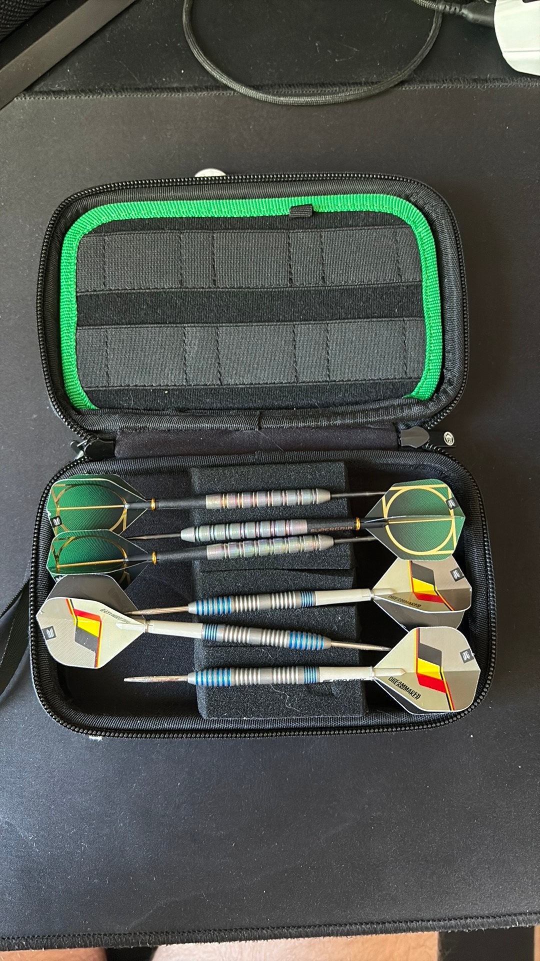 Red Dragon Peter Wright Snakebite 1 dartpijlen, Sport en Fitness, Darts, Ophalen, Zo goed als nieuw, Flights