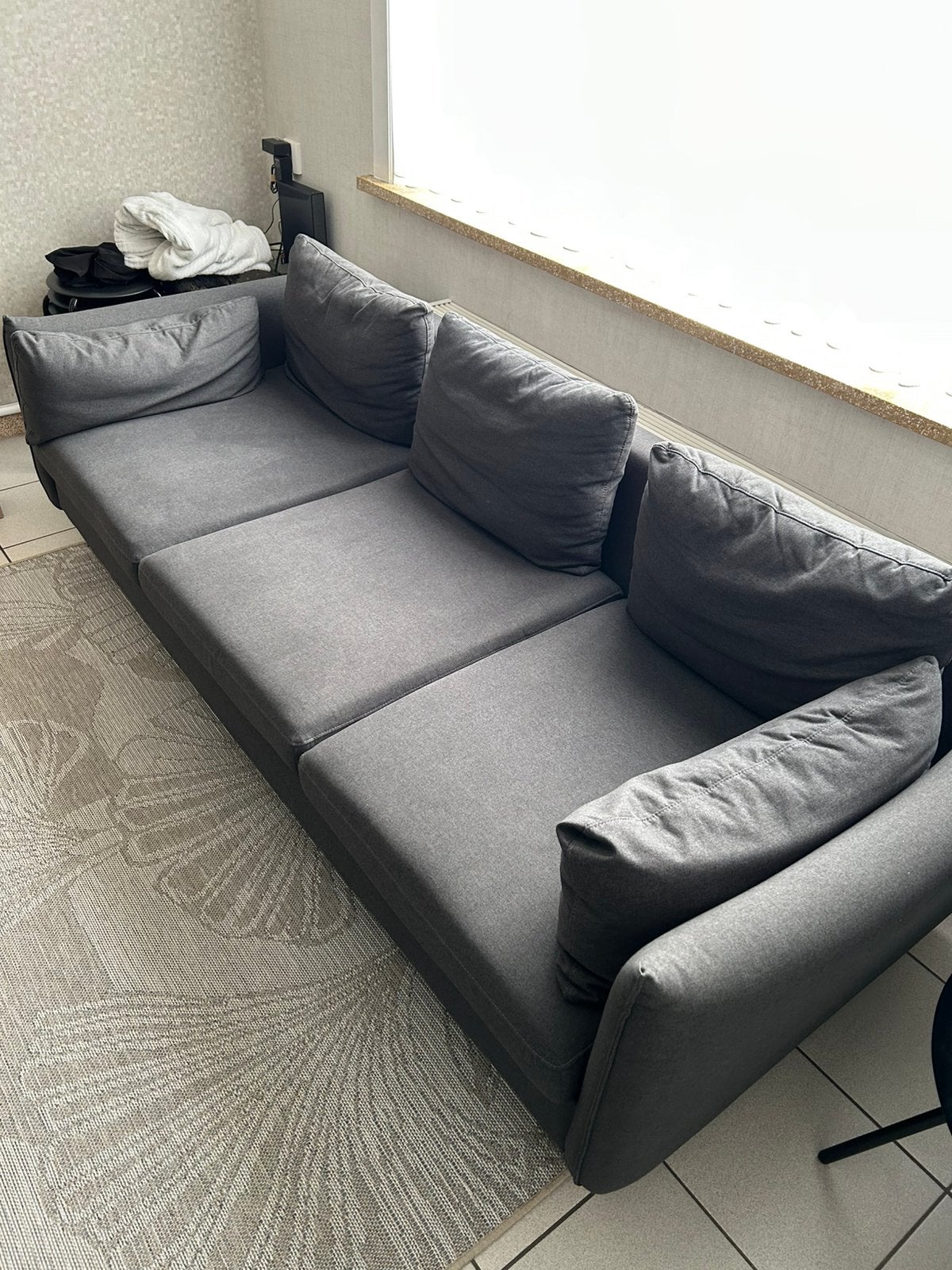 Zetel, Huis en Inrichting, Zetels | Zetels en Chaises Longues, Ophalen, Gebruikt, 75 tot 100 cm, 200 tot 250 cm
