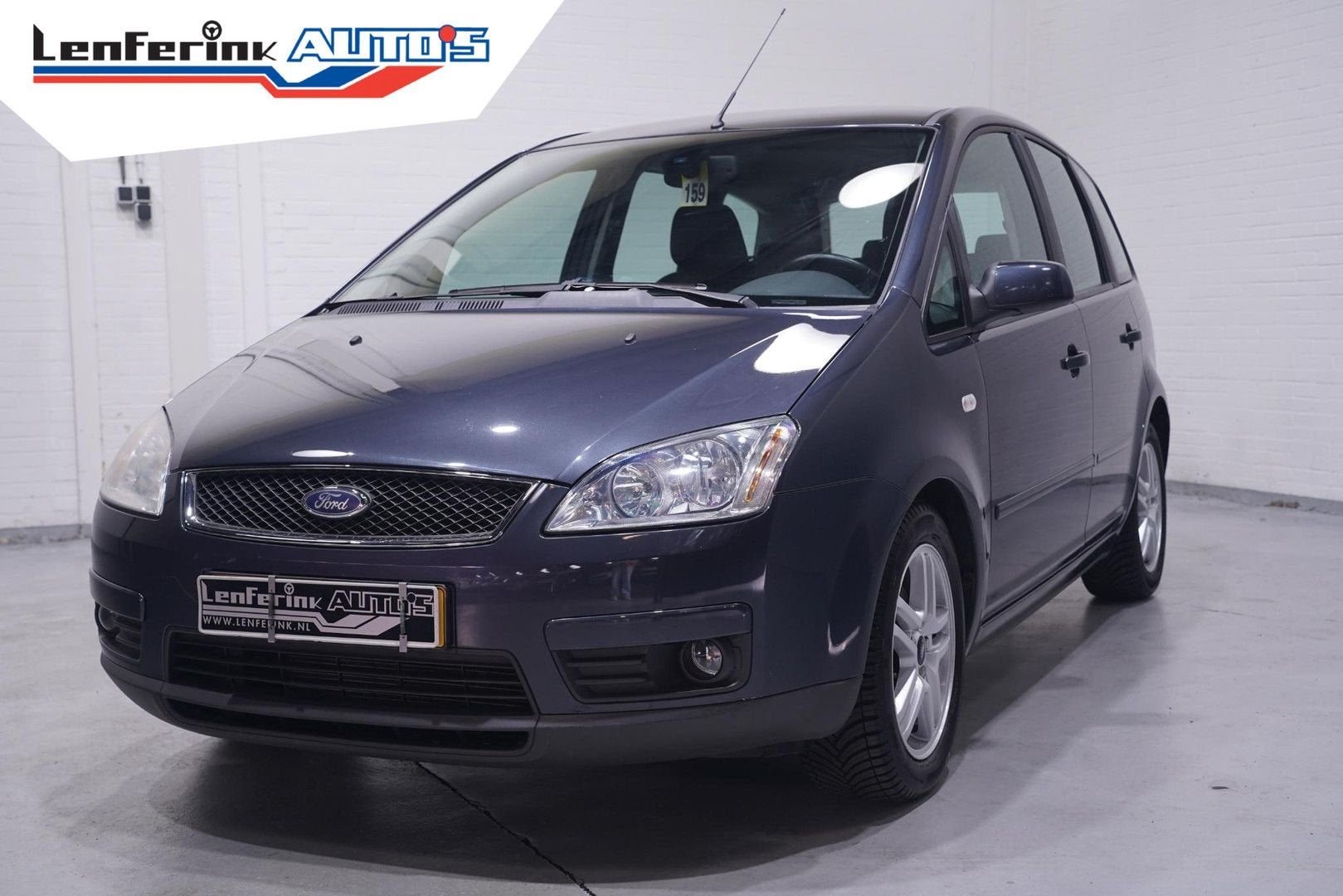 Ford C-Max Focus 1.8-16V Futura automaat 2e eigenaar NAP 131, Auto's, Automaat, Monovolume, Zwart, Bedrijf