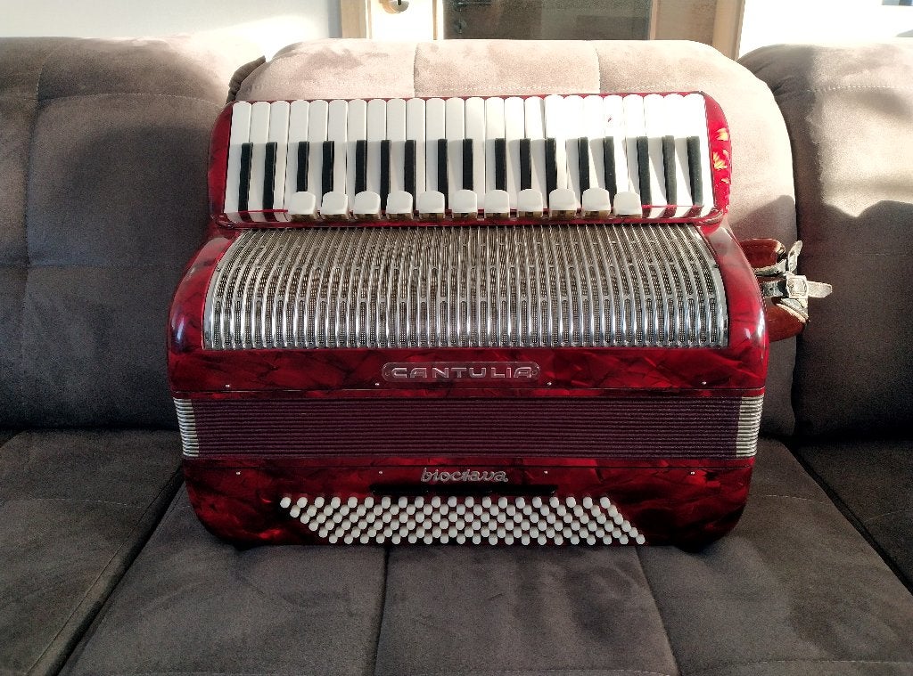 Accordeon Cantulia, Autres marques, Enlèvement ou Envoi, Utilisé, 120 basses