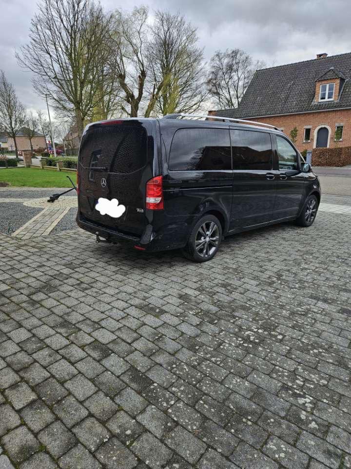 Mercedes V250, Auto's, Automaat, USB, Zwart, Leder