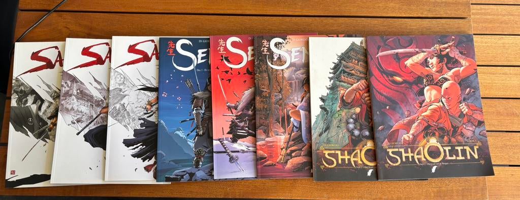Samoerai/Sensei/Shaolin, Boeken, Stripverhalen, Complete serie of reeks, Ophalen, Zo goed als nieuw
