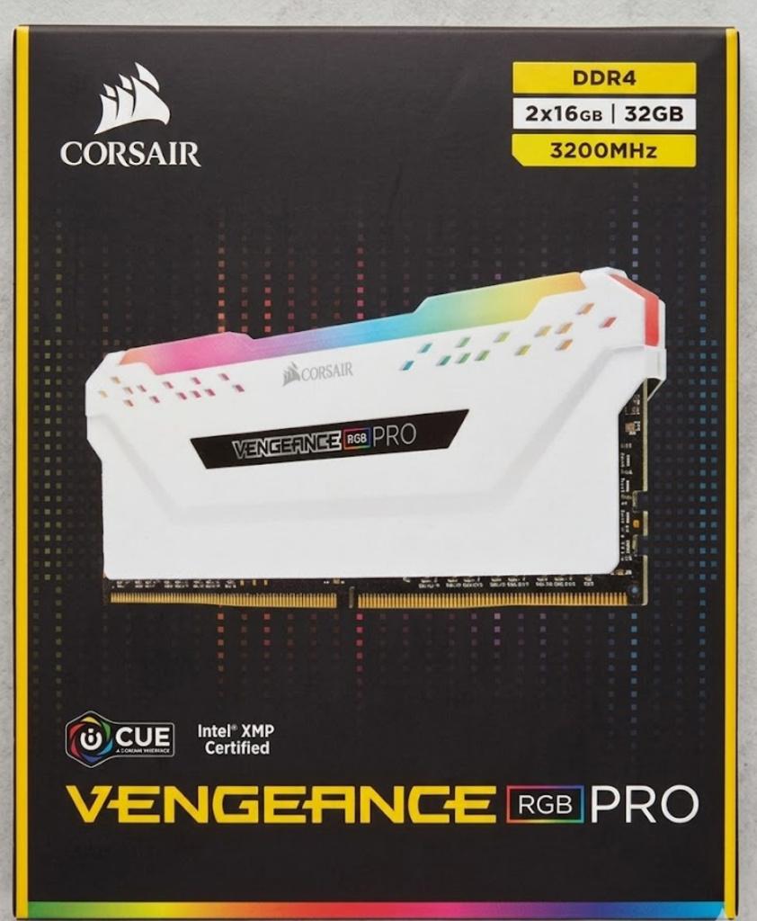 Corsair Vengeance RGB PRO 32 GB (2x16 GB) 3200 MHz DDR4 RAM, Computers en Software, RAM geheugen, Zo goed als nieuw, Desktop, 32 GB