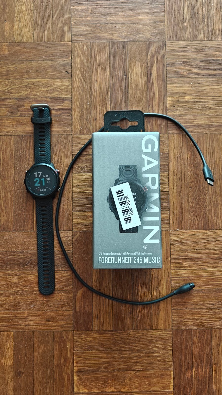 Garmin 245 Music, Ophalen