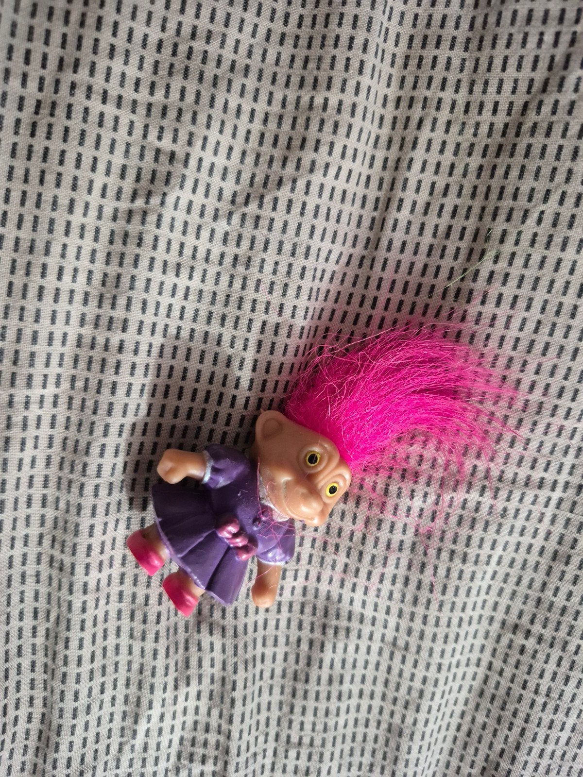Troll klein popje vintage, Verzamelen, Poppetjes en Figuurtjes, Ophalen of Verzenden