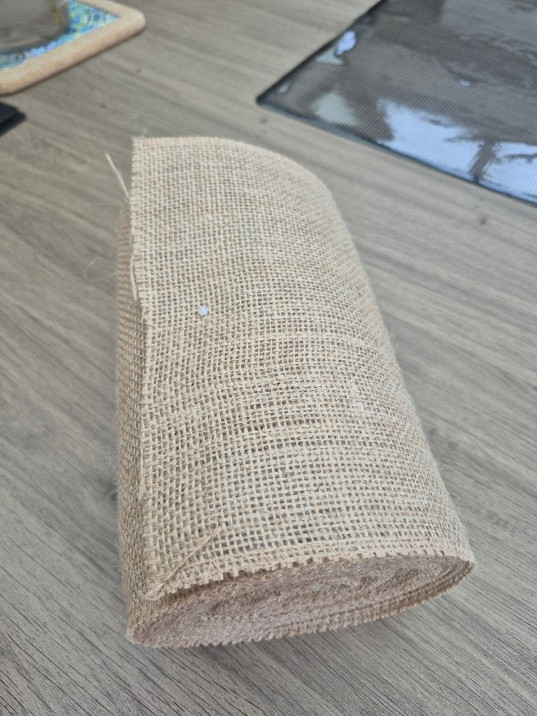 Chemin de table en jute, Neuf, Enlèvement ou Envoi, Chemin de table, 20 cm