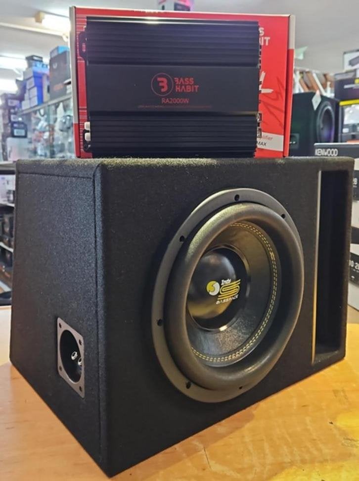 bassface 2000watt 1000watt rms spl subwooferpack 2, Auto diversen, Autospeakers