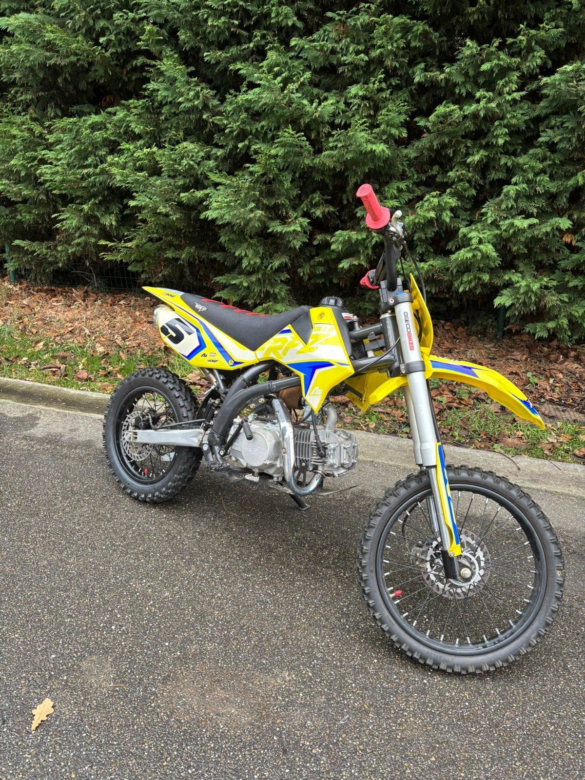 moto de cross 150 cc, Ophalen