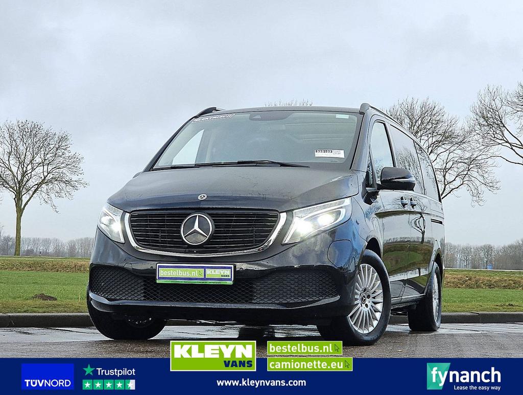 Mercedes-Benz EQV 300 pano 8 personen, Auto's, Automaat, Cruise Control, Zwart, Mercedes-Benz
