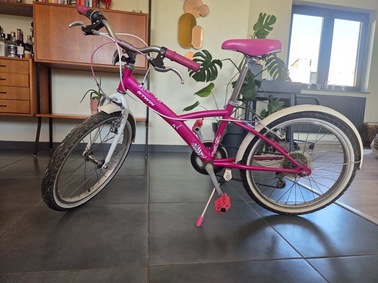 fiets btwin roze (diameter 20 inch), Enlèvement, 20 pouces