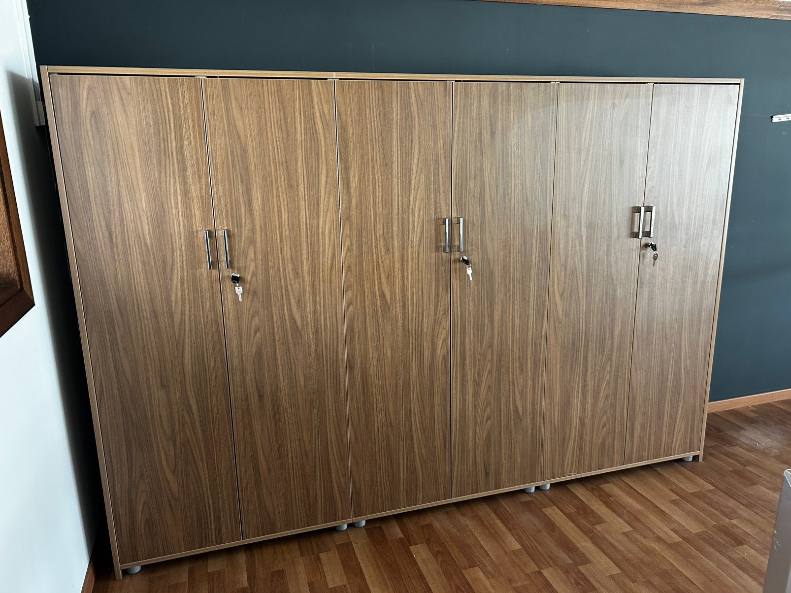 ensemble de bureau -+ armoire design etat neuf, Maison & Meubles, Enlèvement ou Envoi, Comme neuf