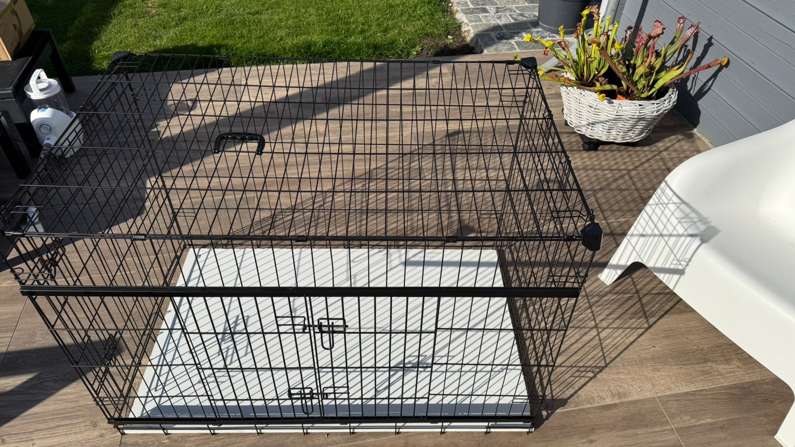 Grote hondenbench, Animaux & Accessoires, Maisons pour chiens, 65 à 100 cm, Enlèvement, 110 cm ou plus, Niche à chien