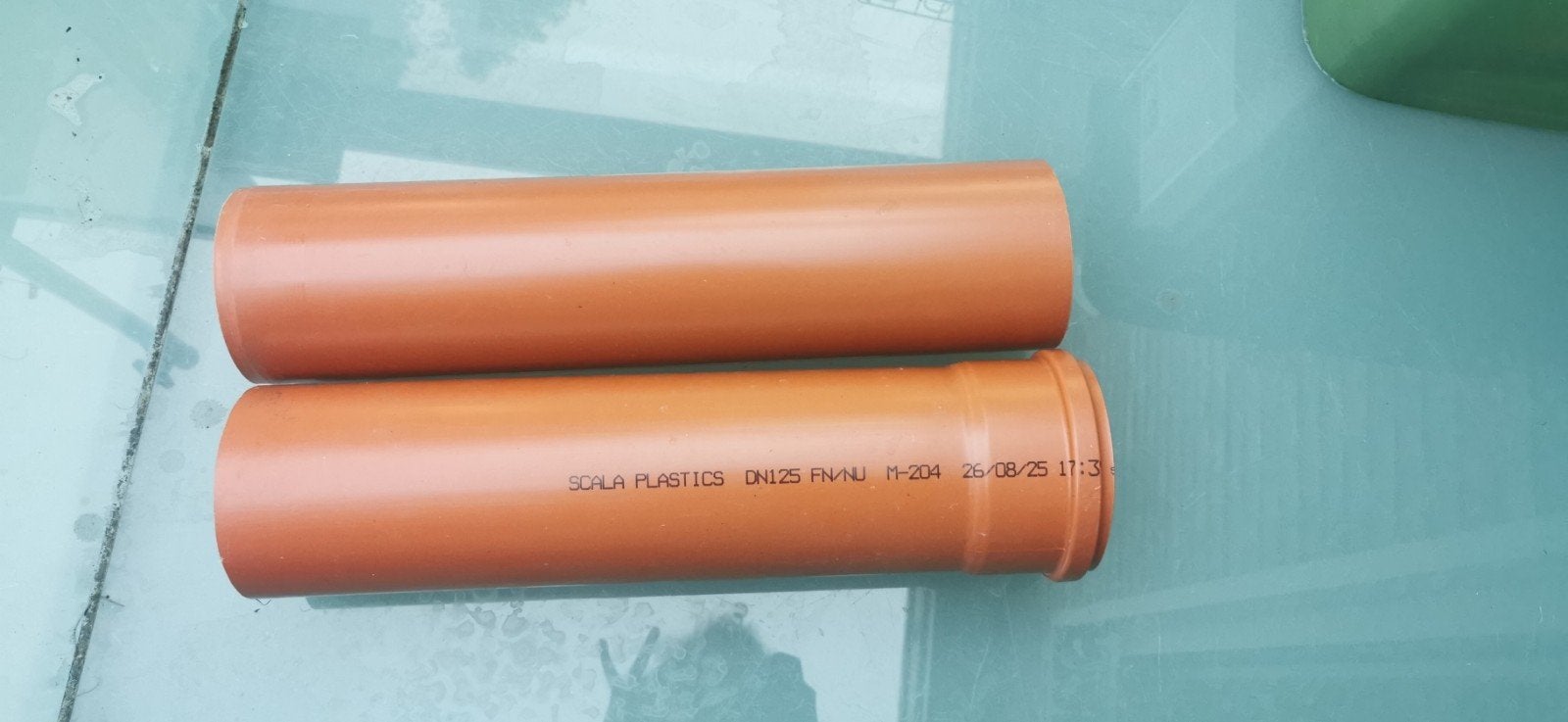 Tuyaux en PVC, DN 125, longueur 2x50 cm, Neuf, 80 mm ou plus, PVC, Enlèvement