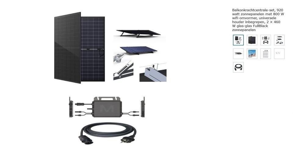 Zonnepanelen Plug & Play, Ophalen, Nieuw