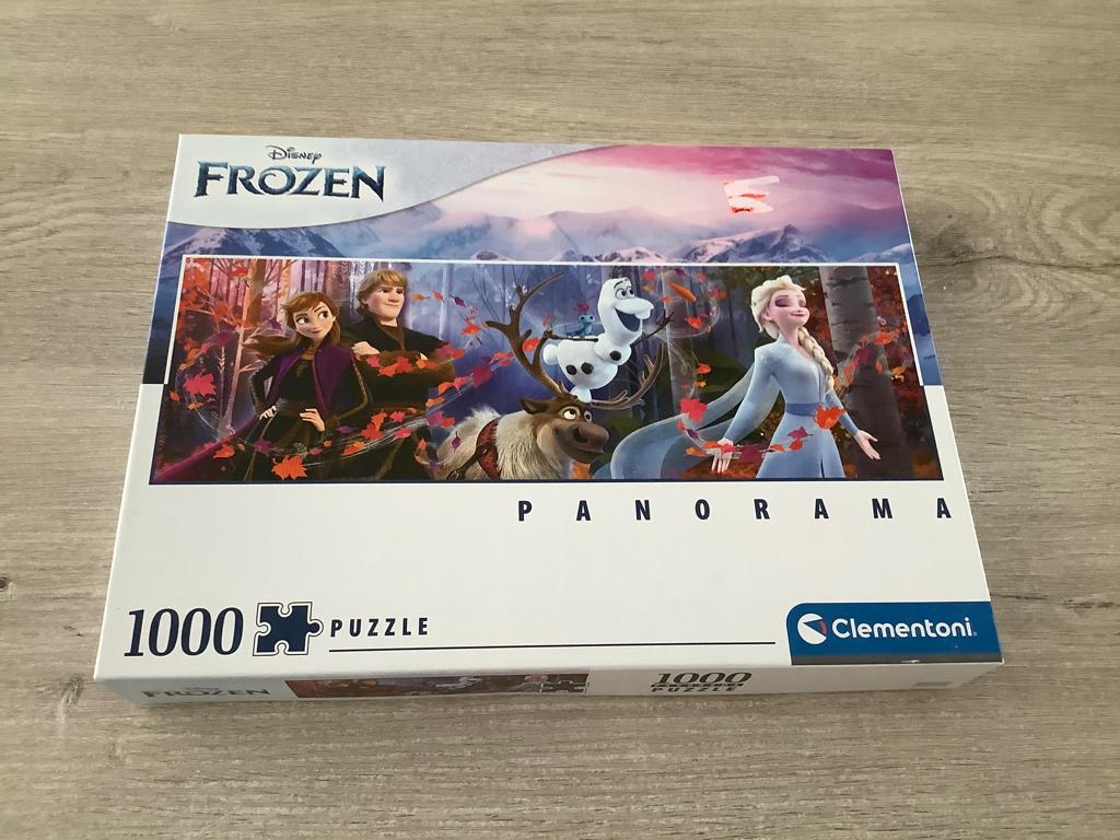 Disney Frozen puzzle (1000 stuks), Ophalen of Verzenden, 500 t/m 1500 stukjes, Zo goed als nieuw, Legpuzzel