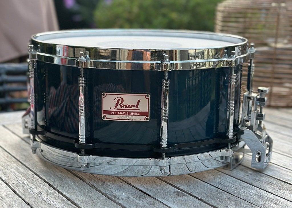 Pearl Free floating snare en Adams 8000 - Top Maple Snares, Muziek en Instrumenten, Ophalen, Zo goed als nieuw, Pearl