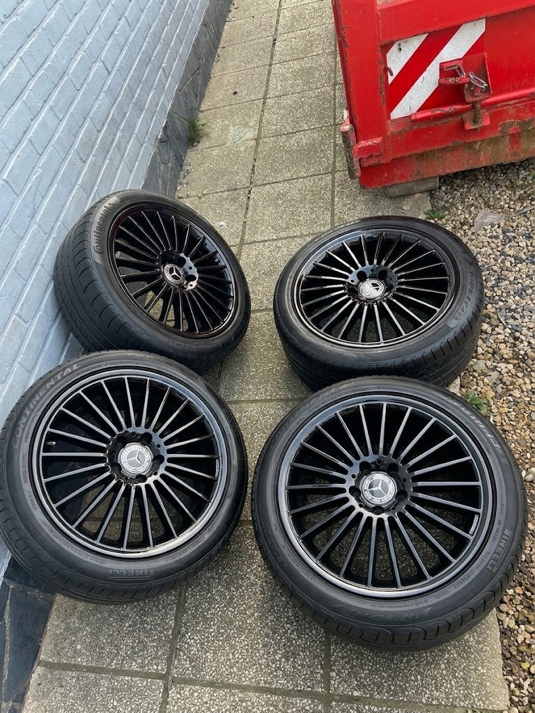 Mercedes AMG 18 inch breedset, Auto-onderdelen, Ophalen, 18 inch, Velg(en)