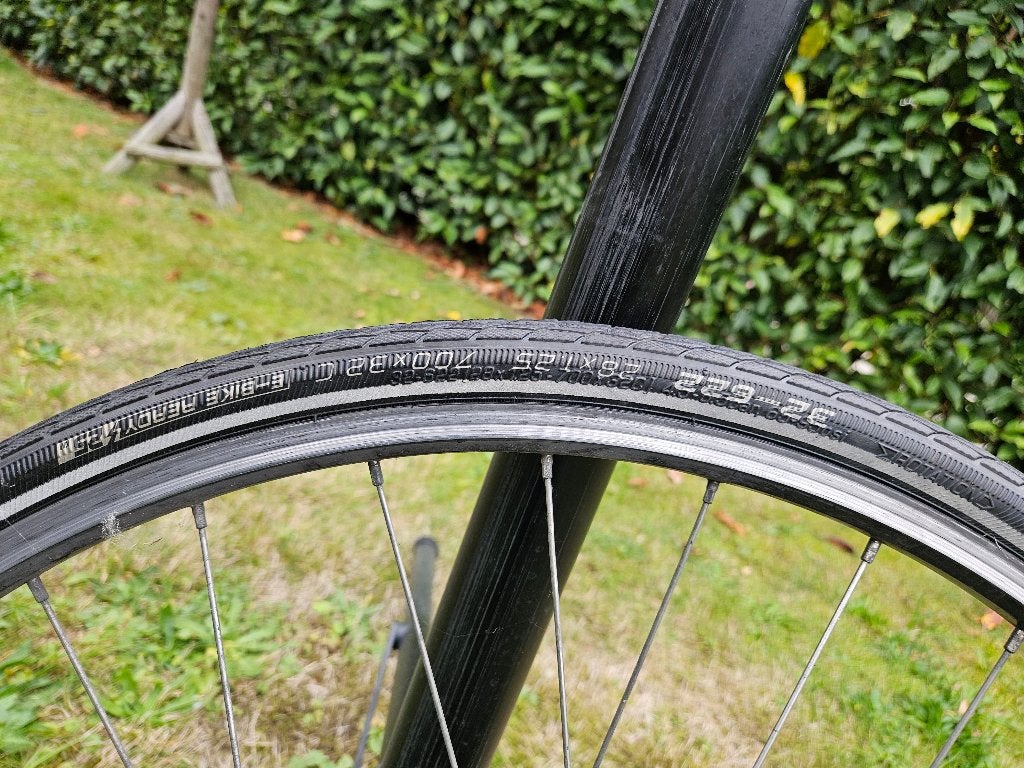 Sportieve heren fiets (te herstellen) + nieuwe stukken, 28 inch, Gebruikt, Vering, Velgrem
