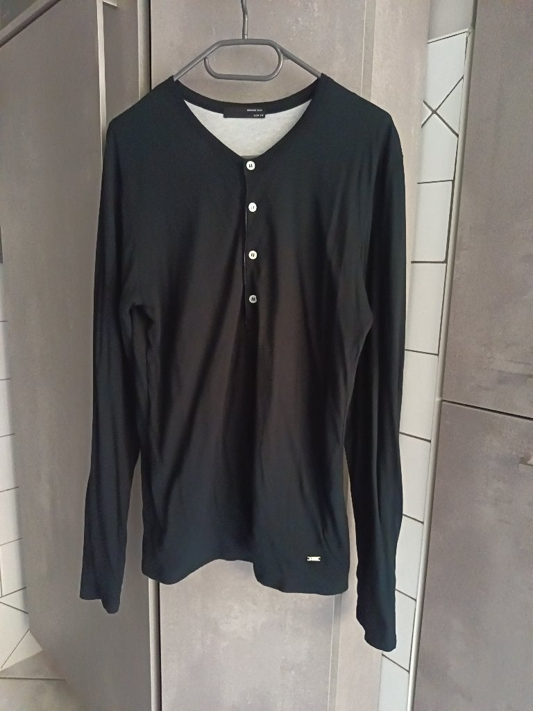 Blouse manches longues, Enlèvement ou Envoi, Porté, Noir, Armand BASI