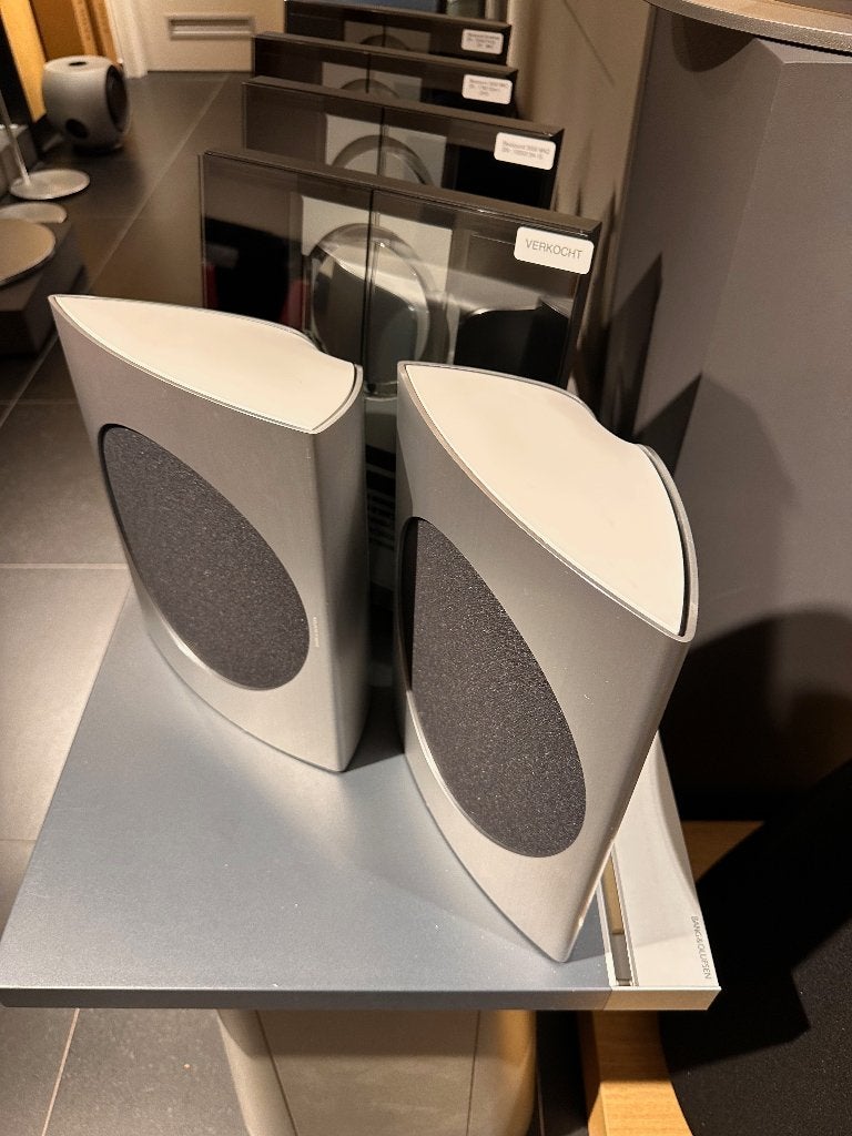 Bang & Olufsen Beolab 17 Silver WISA - B&O, Stereo speakers, Info@bang-olufsen.dk, Zo goed als nieuw, Bang & Olufsen