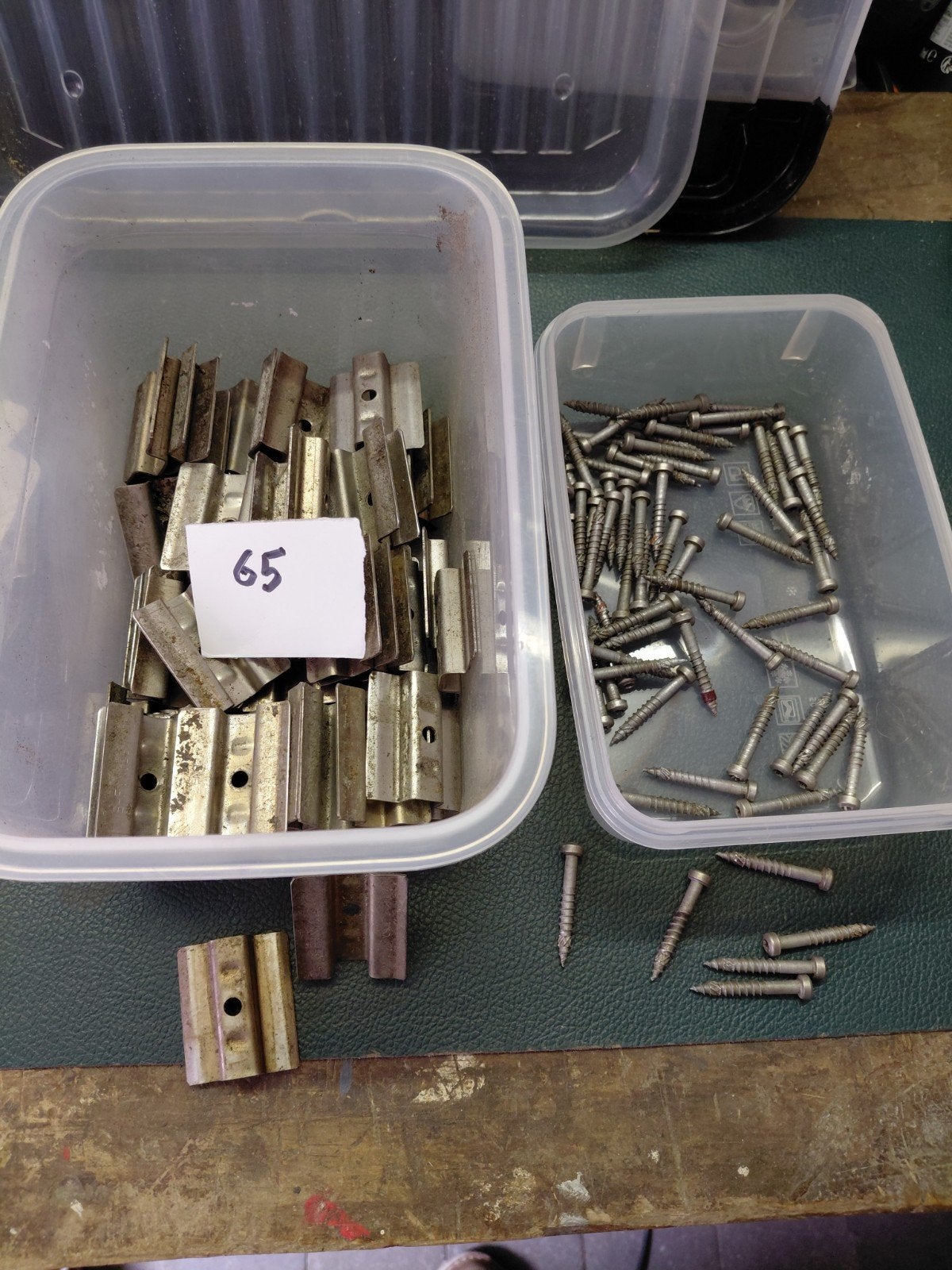 65 Bfix clips en schroeven, Ophalen, Schroeven, Inox