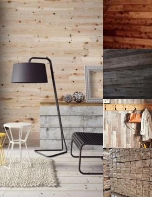REVÊTEMENT MURAL EN PIN DE 129 M2, PANNEAUX DE BOIS AU LOOK, Enlèvement, Bois