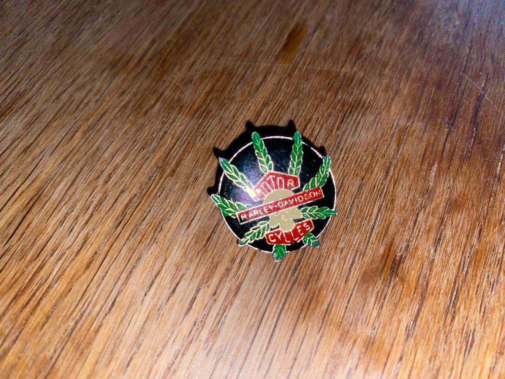 Harley Davidson vintage verzamelpin '90s zeldzaam! ZG st, Verzenden, Gebruikt, Merk, Speldje of Pin
