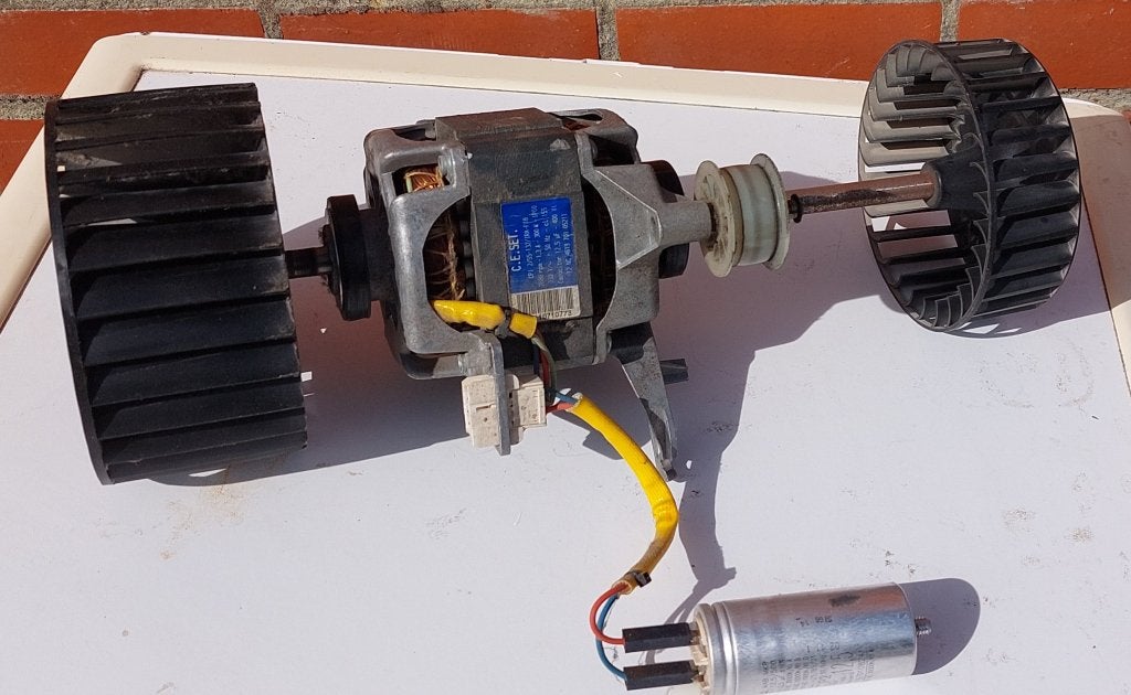 Moteur Sèche-Linge Whirlpool AZB7000 + Turbines, Electroménager, Enlèvement, Utilisé