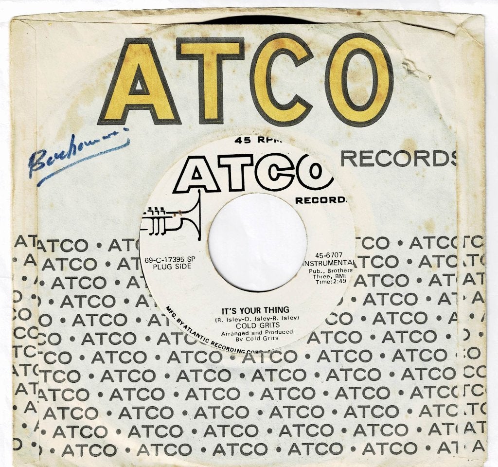 COLD GRITS - It's your thing/ Bring it on home to me, Enlèvement ou Envoi, 7 inch, Utilisé, Soul